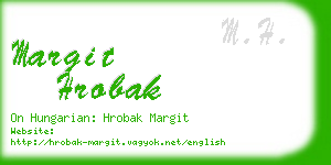 margit hrobak business card